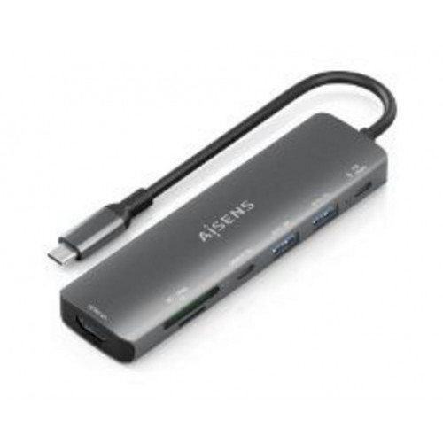 Docking AISENS 7 en 1 USB-C Gris...