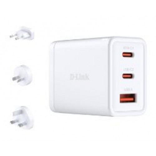 Cargador D-Link GaN PD/QC 65W 1xUSB-A...
