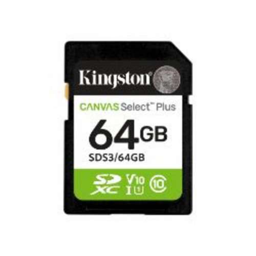 Kingston SDXC Canvas Select Plus 64GB...