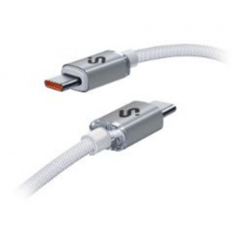 Cable SUBBLIM USB-C 2.0 M/M 1m Blanco...