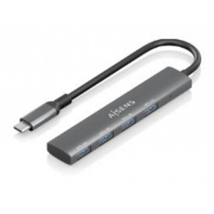 Hub Aisens USB-C a 4...
