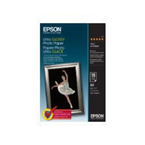 Papel Epson Ultra Glossy A4 15 Hojas...