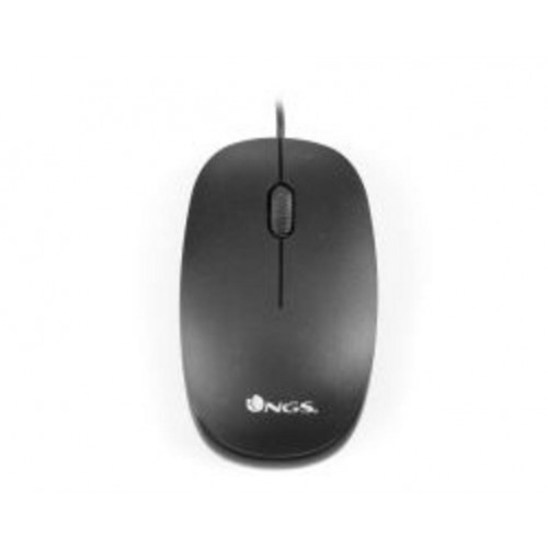 Ratón NGS Óptico USB-A 1000dpi Negro...