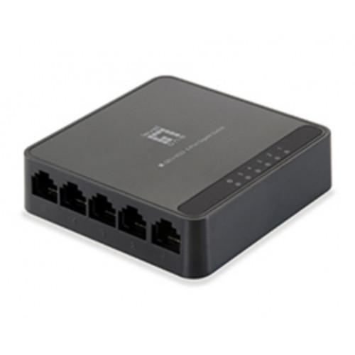 Switch LevelOne 5xRJ45 GbE Negro...