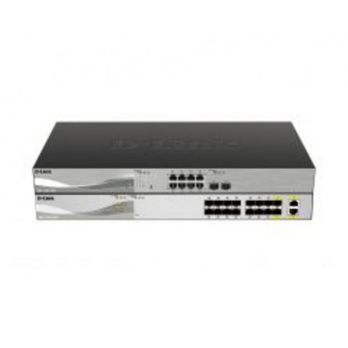 Switch D-Link 14xSFP 2xSFP+ GbE Rack...