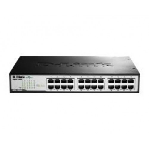 Switch D-Link 24xRJ45 GbE Rack 1U...