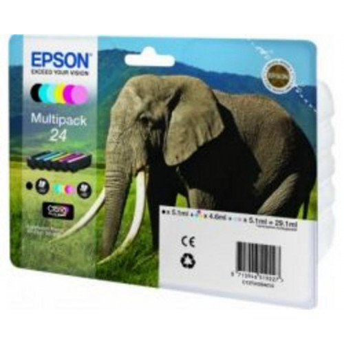 Tinta Epson T2428 Pack 6 Colores...