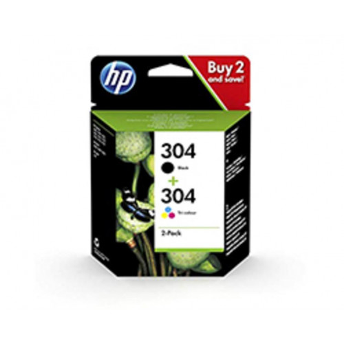 Tinta HP 304 Pack Negro/Tricolor...