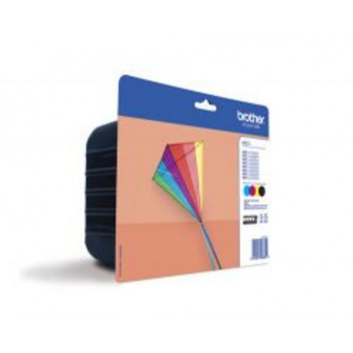 Tinta BROTHER Pack Negro/Tricolor...