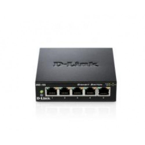Switch D-Link 5p 10/100/1000 L2 Metal...