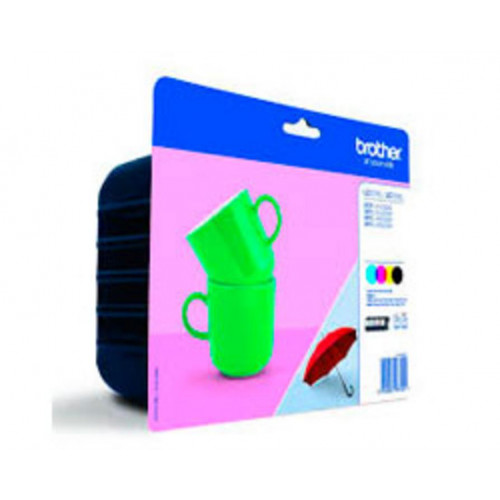 Tinta BROTHER XL Pack Negro/Tricolor...