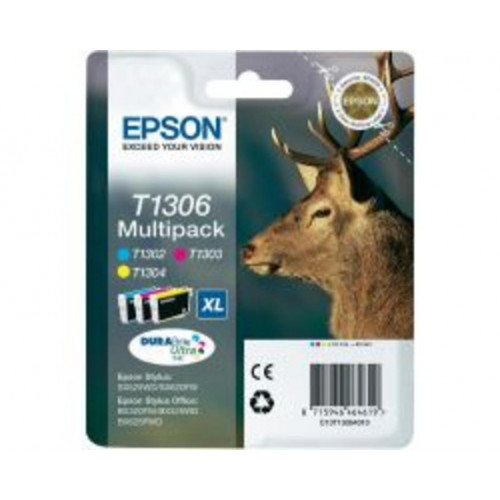 Tinta Epson T1306 Pack Tricolor...