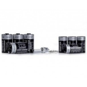 Adaptador de Pilas AA a C y...