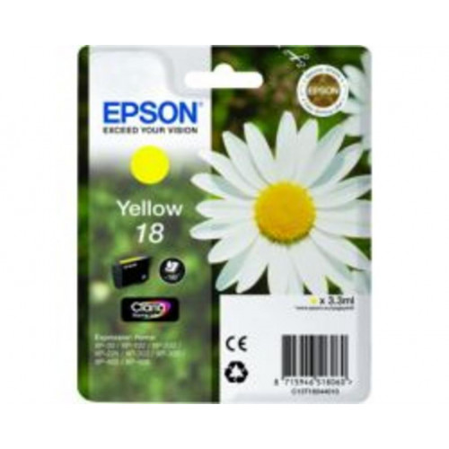 Tinta Epson 18 T1804 Amarillo 3.3ml...