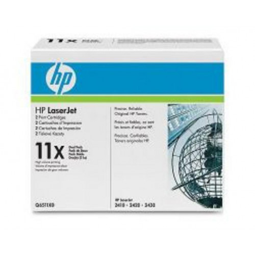 Toner HP LaserJet 11X Pack 2 Negro...