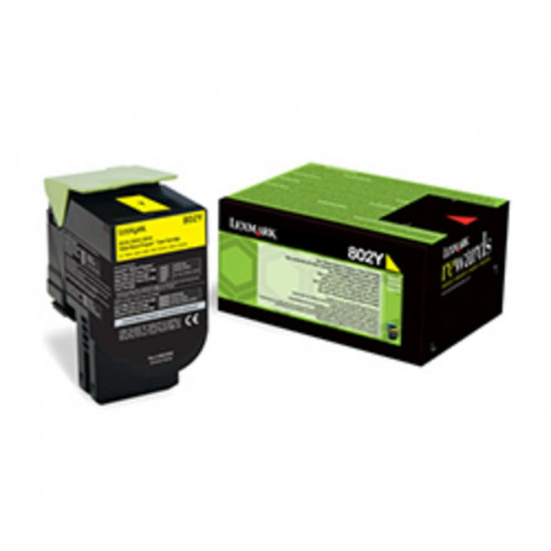 Toner Lexmark Laser 802Y Amarillo...