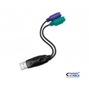 Nanocable Adaptador USB-A a...