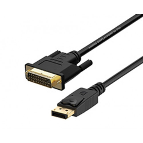 Cable AISENS DP/M a DVI/M 2m Negro