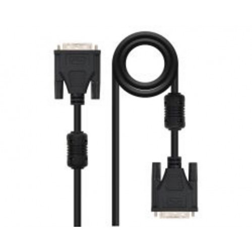 Nanocable DVI/M a DVI/M 5m Negro