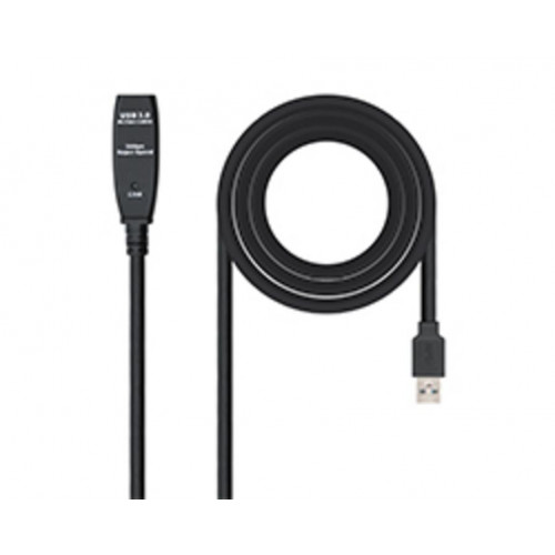 Nanocable USB-A/M a USB-A/H 5m Negro...