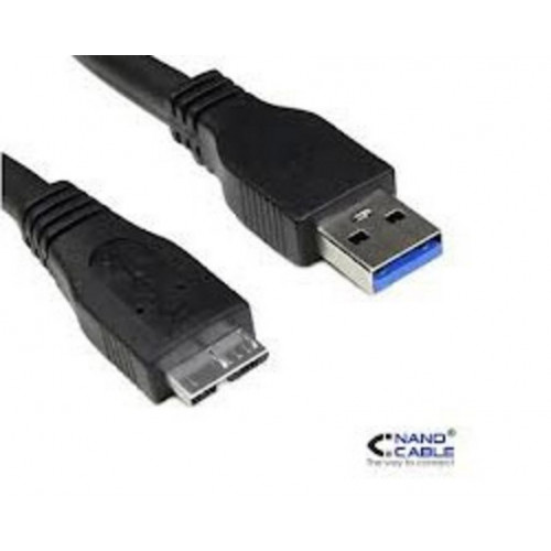 Nanocable USB-A/M a mUSB-B/M 2m Negro...