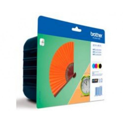 Tinta BROTHER XL Pack Negro/Tricolor...