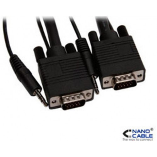 Nanocable VGA/M a VGA/M 10m Negro
