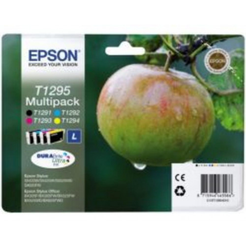 Tinta Epson T1295 Pack Negro/Tricolor...
