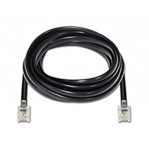 Nanocable RJ11 a RJ11 2m Negro