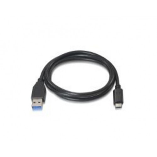 Nanocable USB-C/M a USB A/M 1m Negro