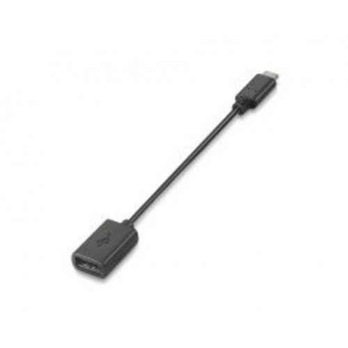 Nanocable USB-A/H a USB-C/M 15cm Negro