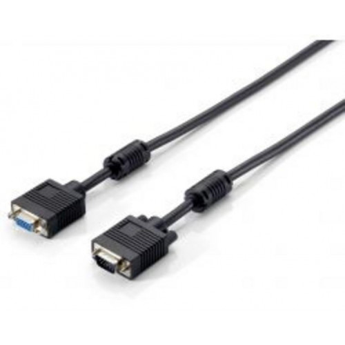 Cable EQUIP VGA/M a VGA/H 3m Negro