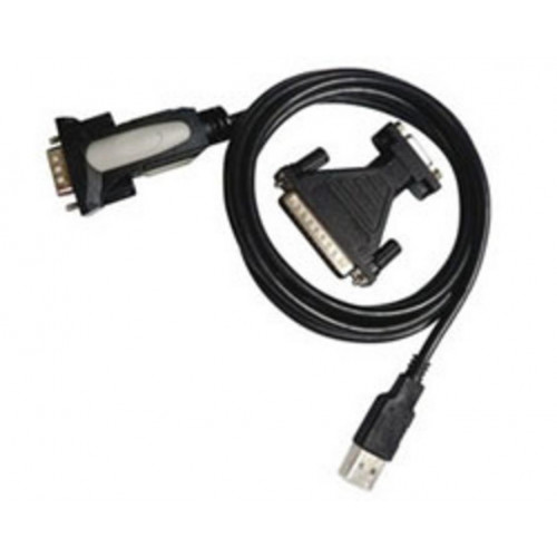 Nanocable USB-A/M a DB9/DB25 1.8m Negro