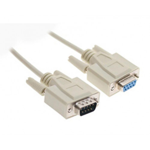 Nanocable DB9/M a DB9/H 1.8m Beige