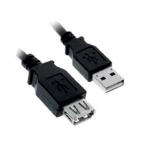 Nanocable USB-A/M a USB-A/H 1.8m Negro