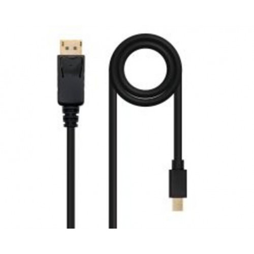 Nanocable MiniDP/M a DP/M 2m Negro