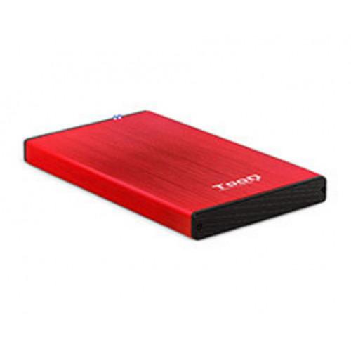 Caja TooQ HDD 2.5" SATA USB 3.0 Roja...