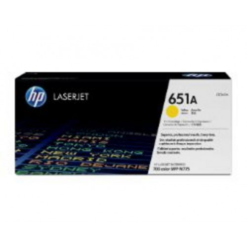 Toner HP LaserJet 651A Amarillo 16000...