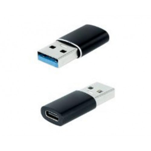 Nanocable USB-A/M 3.1 a USB-C/H Negro