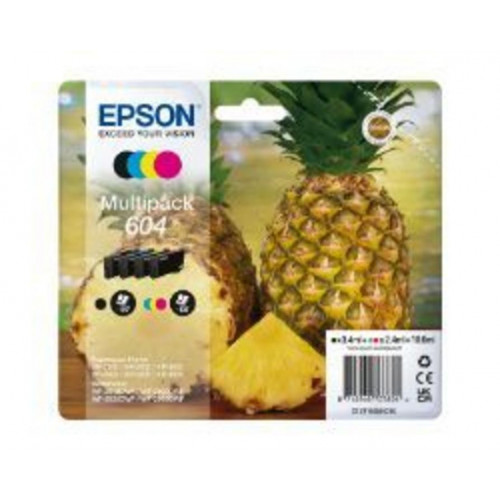 Tinta Epson 604 Pack Negro/Tricolor...