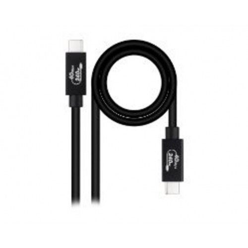Nanocable USB-C 4.0 M/M 1.8m Negro...