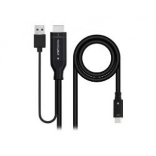 Nanocable HDMI/M a USB-C/M 1.8m Negro