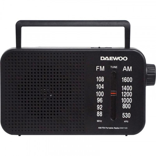Daewoo DW1123 Radio Portátil AM/FM Negro