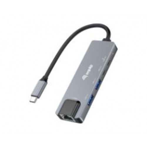 Adaptador EQUIP USB-C 5 en 1 Ethernet...