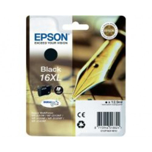 Tinta Epson 16XL T1631 Negro 12.9ml...