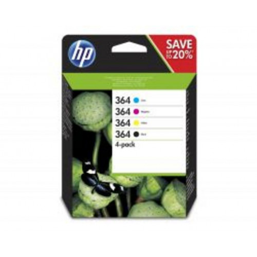 Tinta HP 364 Pack Tricolor/Negro...