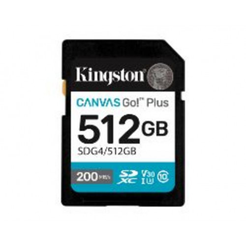 Kingston SDXC Canvas Go Plus 512GB...