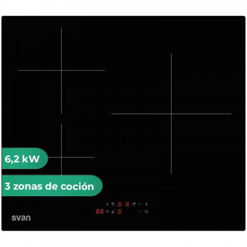 Svan Placa de Inducción SI3602B 3...