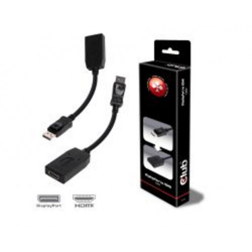 Adaptador Club 3D DP 1.2/M a HDMI...