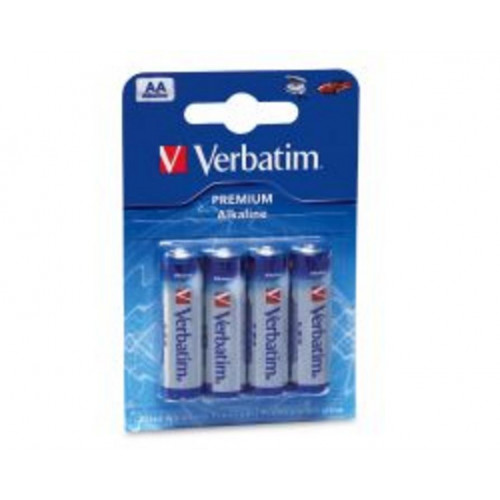 Pilas Alcalinas AA Verbatim (Pack 4)...